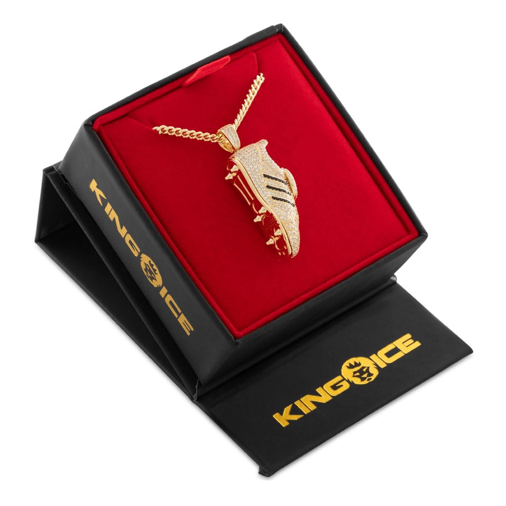Iced Striker Cleat Necklace  in  by Kingices