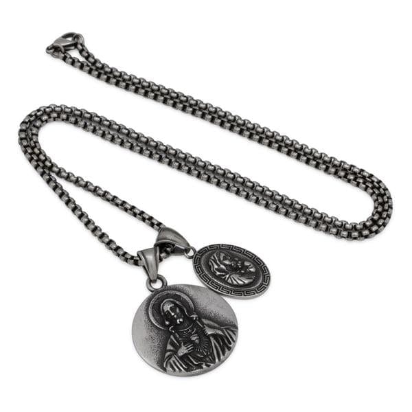 Jesus and Mary Necklace  in  by Kingices