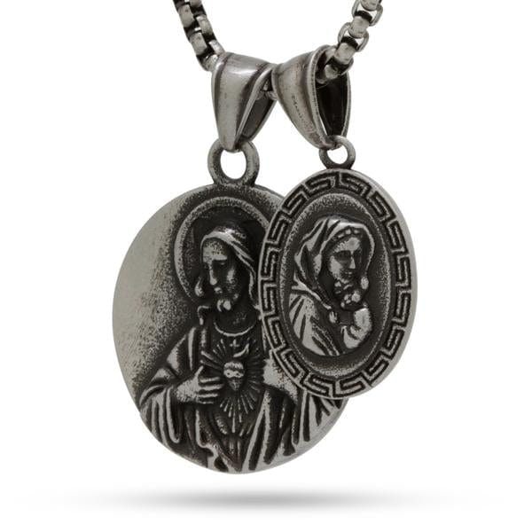 Jesus and Mary Necklace  in  by Kingices