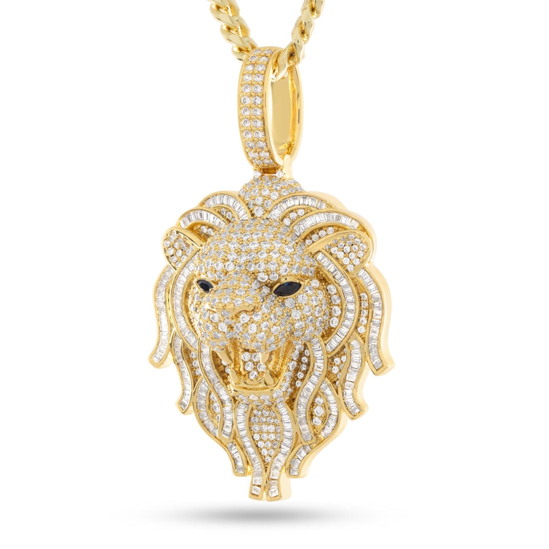 Lion Necklace  in  14K Gold by Kingices