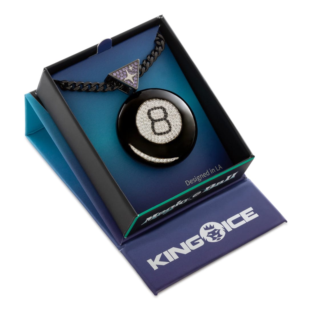 Magic 8 Ball x Kingices - Magic 8 Ball Necklace  in  by Kingices