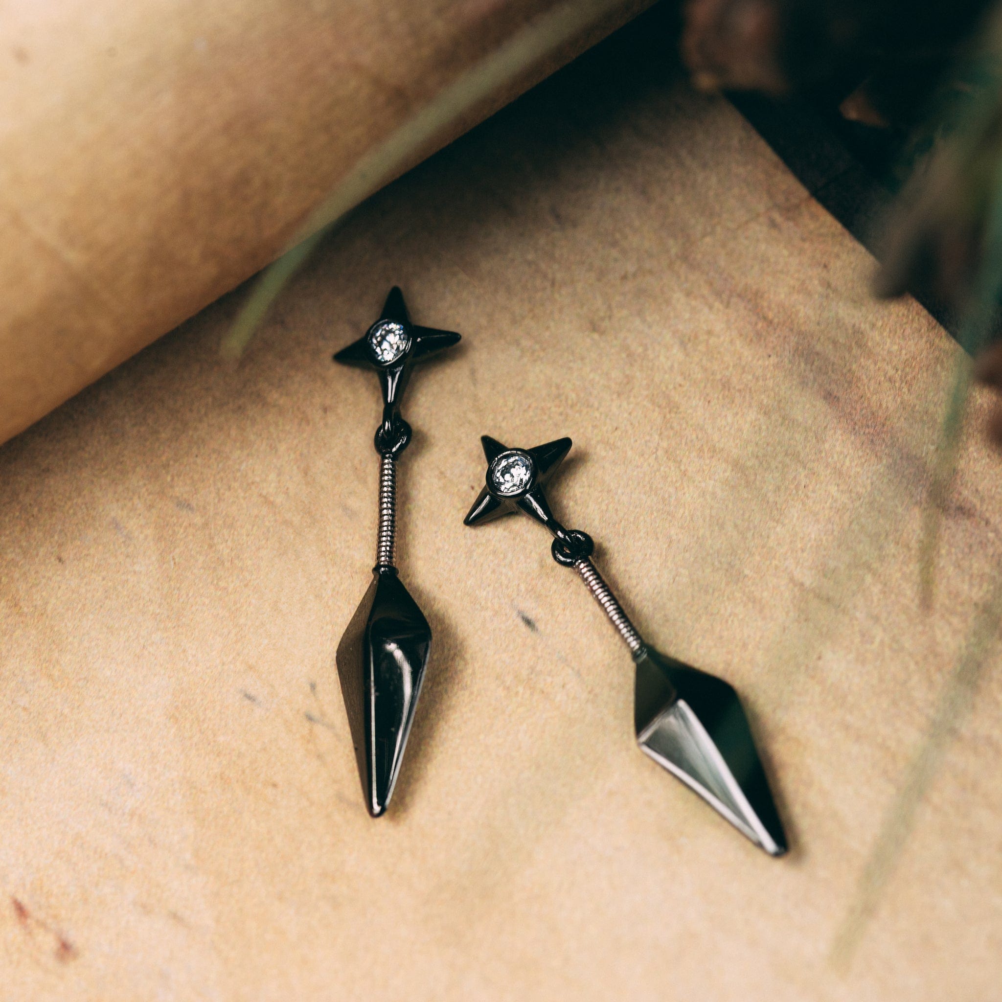 Naruto x Kingices - Ninja Tool Earrings  in  Sterling Silver / 8mm by Kingices