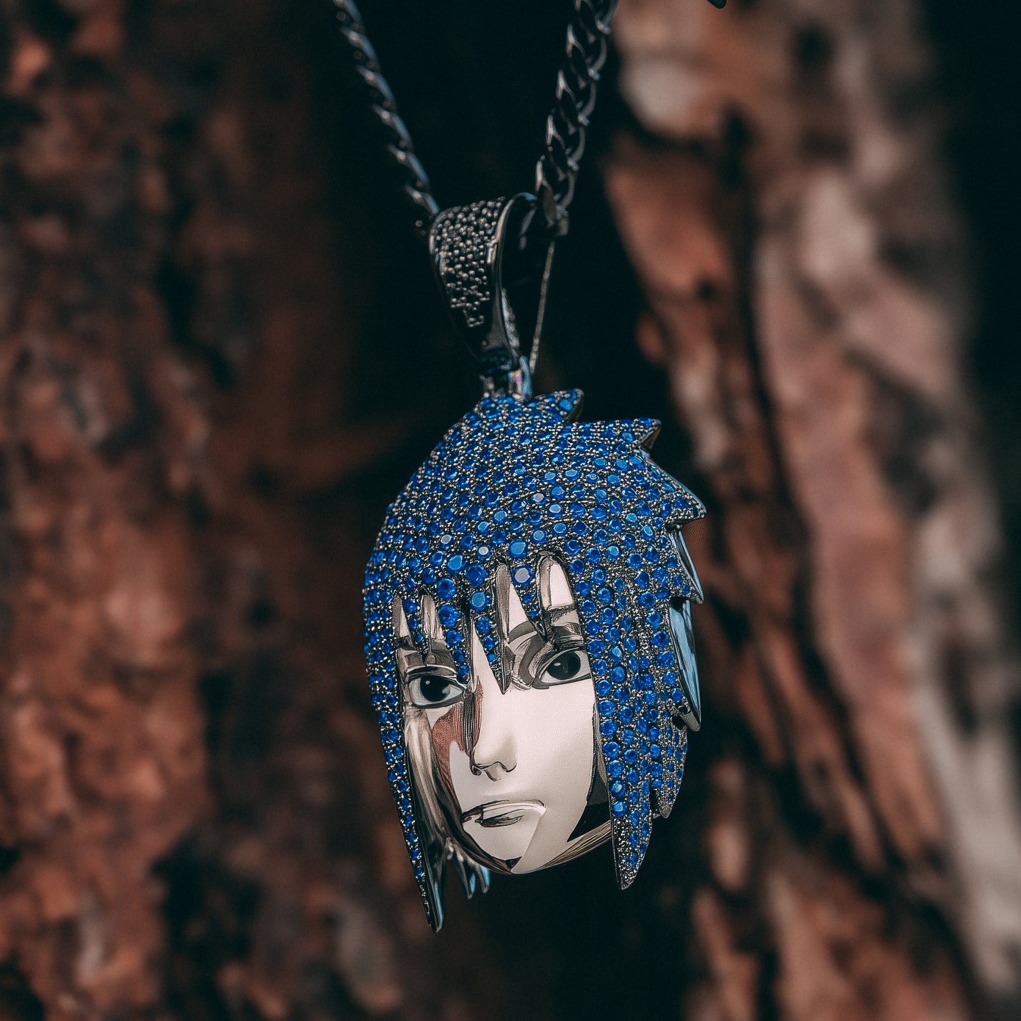 Naruto x Kingices - Sasuke Necklace  in  2.5" by Kingices