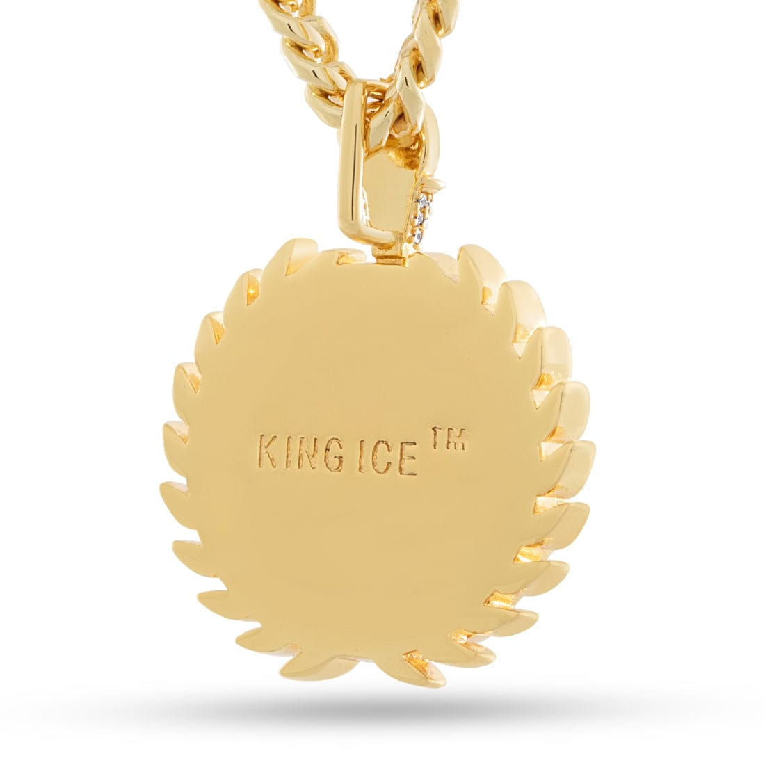 Paris '24 Commemorative Gold Medal Necklace  in  14K Gold / 1.6" by Kingices