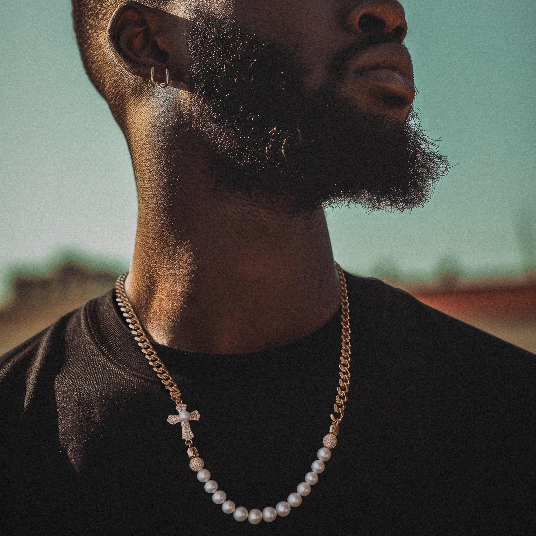 Pearl of Wisdom Cross Chain  in  by Kingices