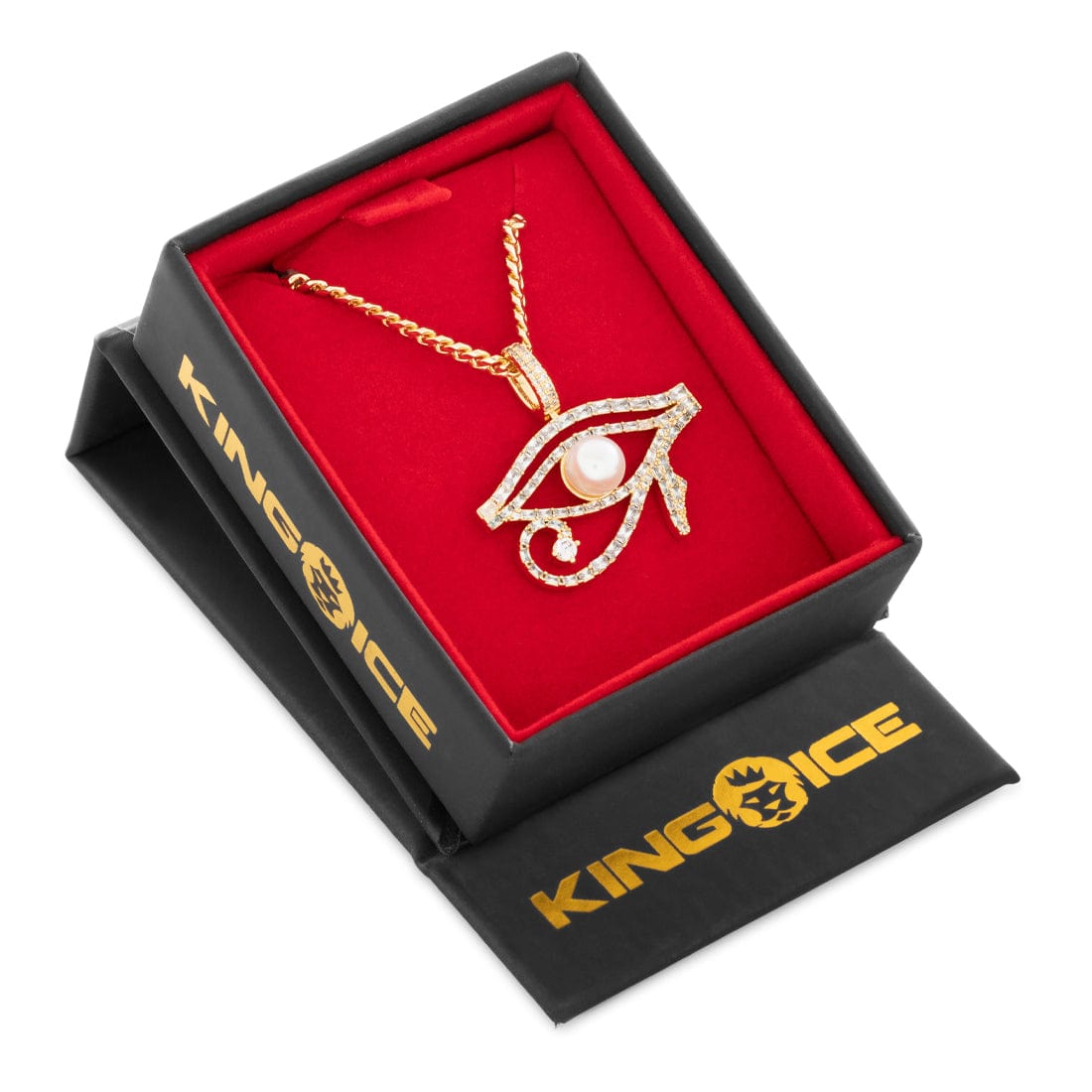 Pearl of Wisdom Eye of Ra Necklace  in  by Kingices