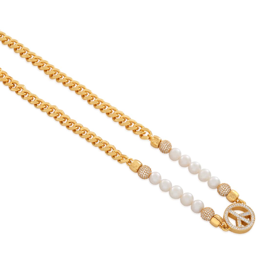 Pearl of Wisdom Peace Chain  in  by Kingices