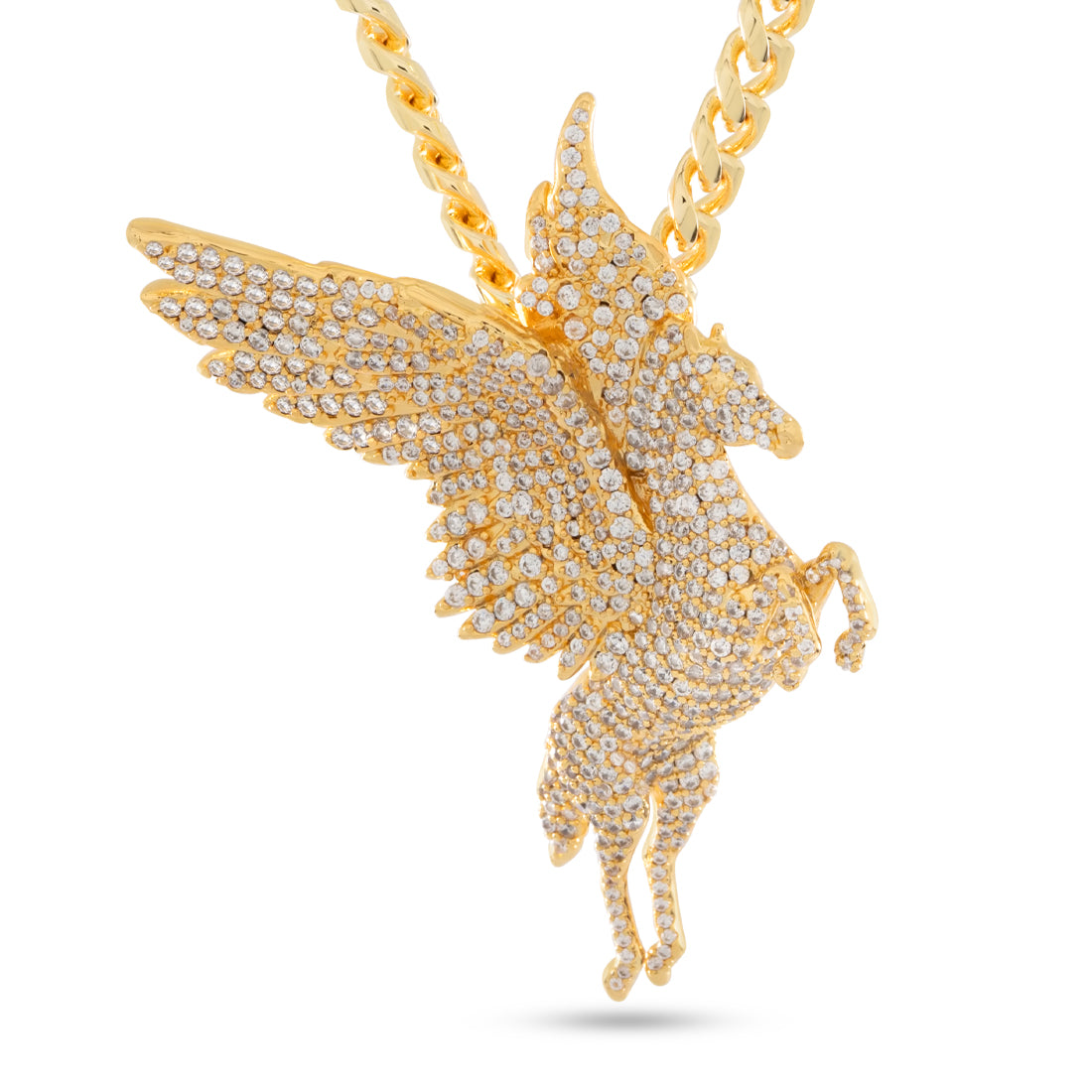 Pegasus Necklace  in  14K Gold / 2.4" by Kingices