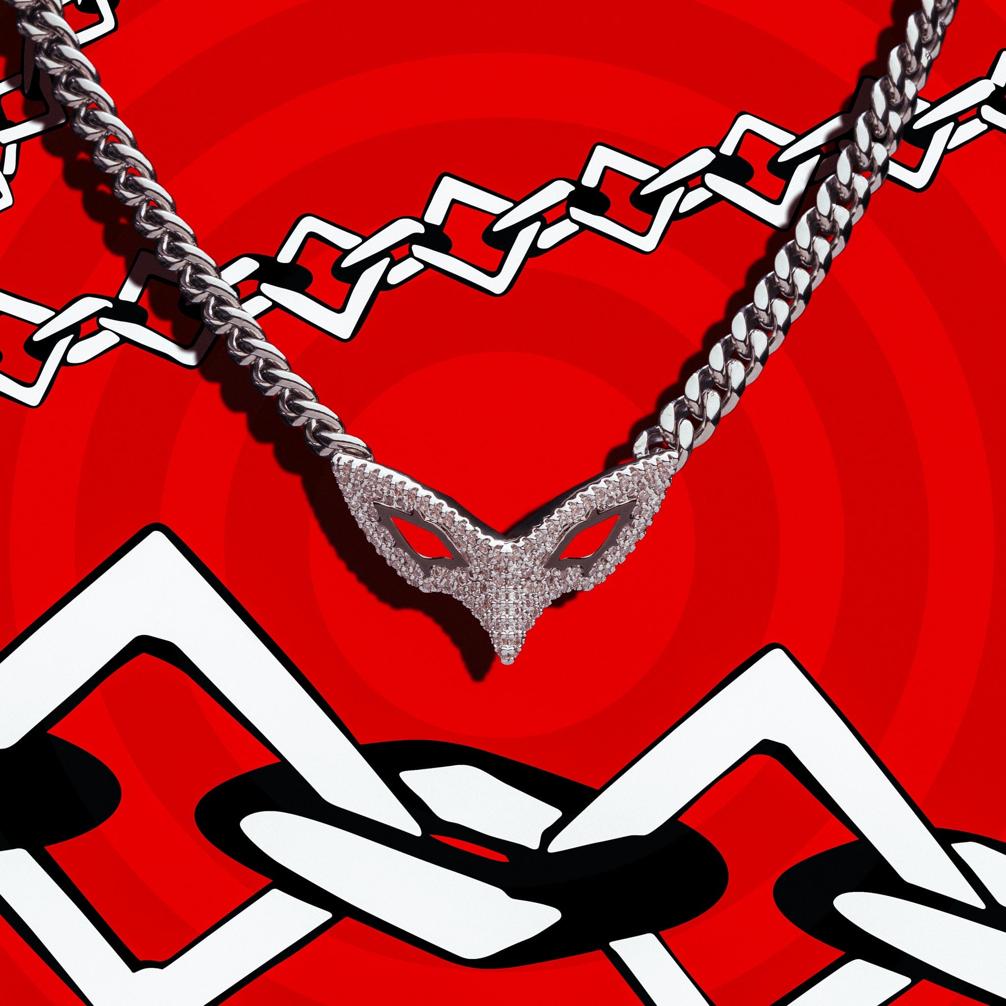 Persona 5R x Kingices - Joker's Mask Necklace  in  by Kingices