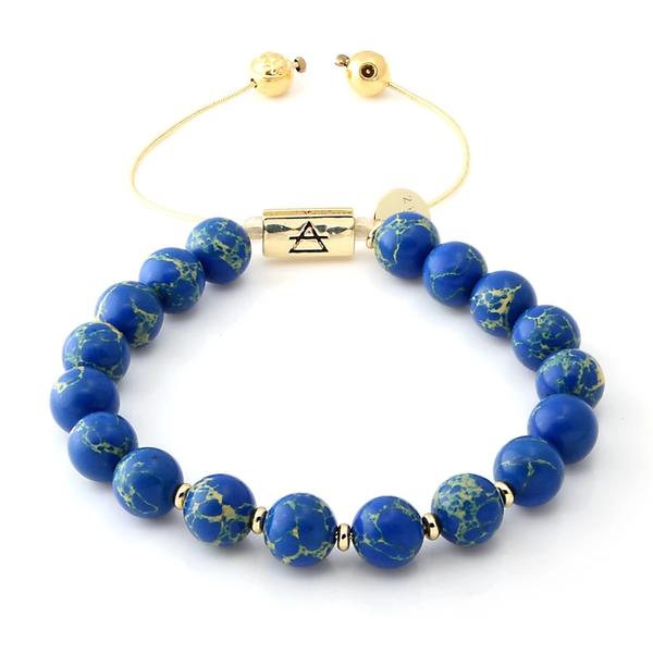 Sea Foam Bracelet by MARZ  in  14K Gold / Adjustable by Kingices