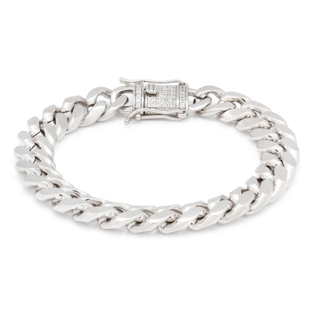 Solid Gold 10mm Miami Cuban Link Bracelet  in  14K Gold / 8" by Kingices