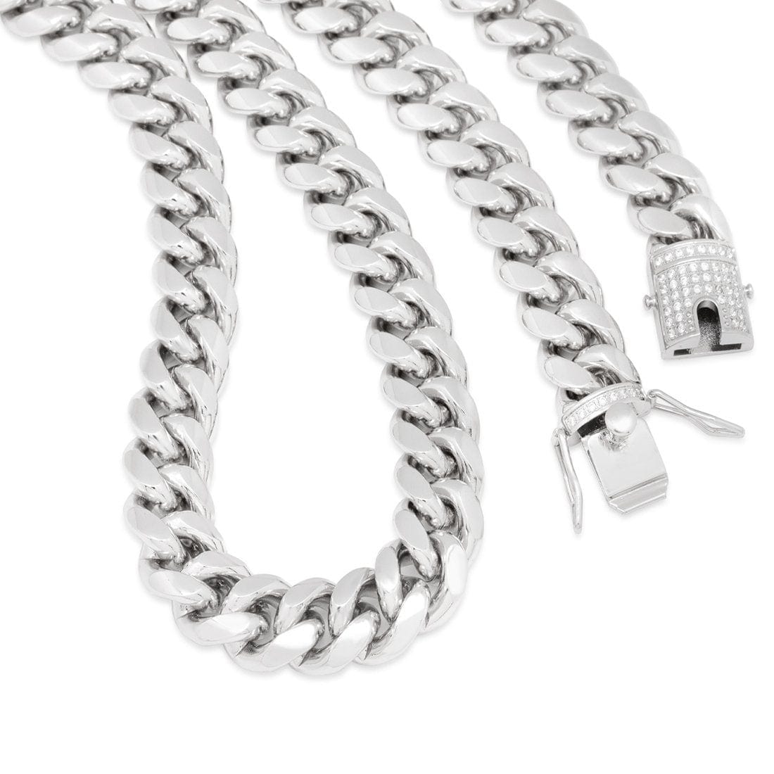 Solid Gold 16mm Miami Cuban Link Chain  in  by Kingices