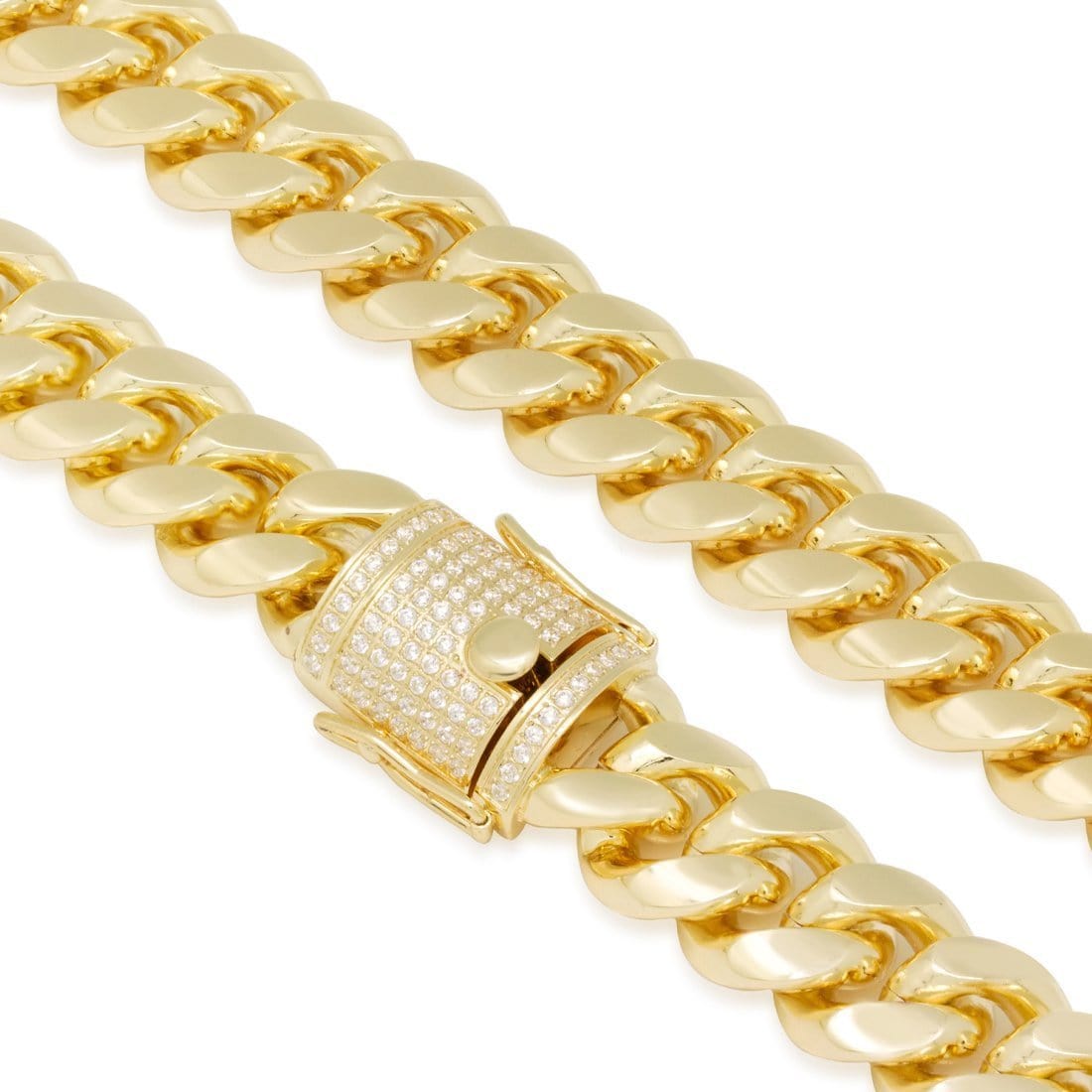 Solid Gold 18mm Miami Cuban Link Chain  in  by Kingices