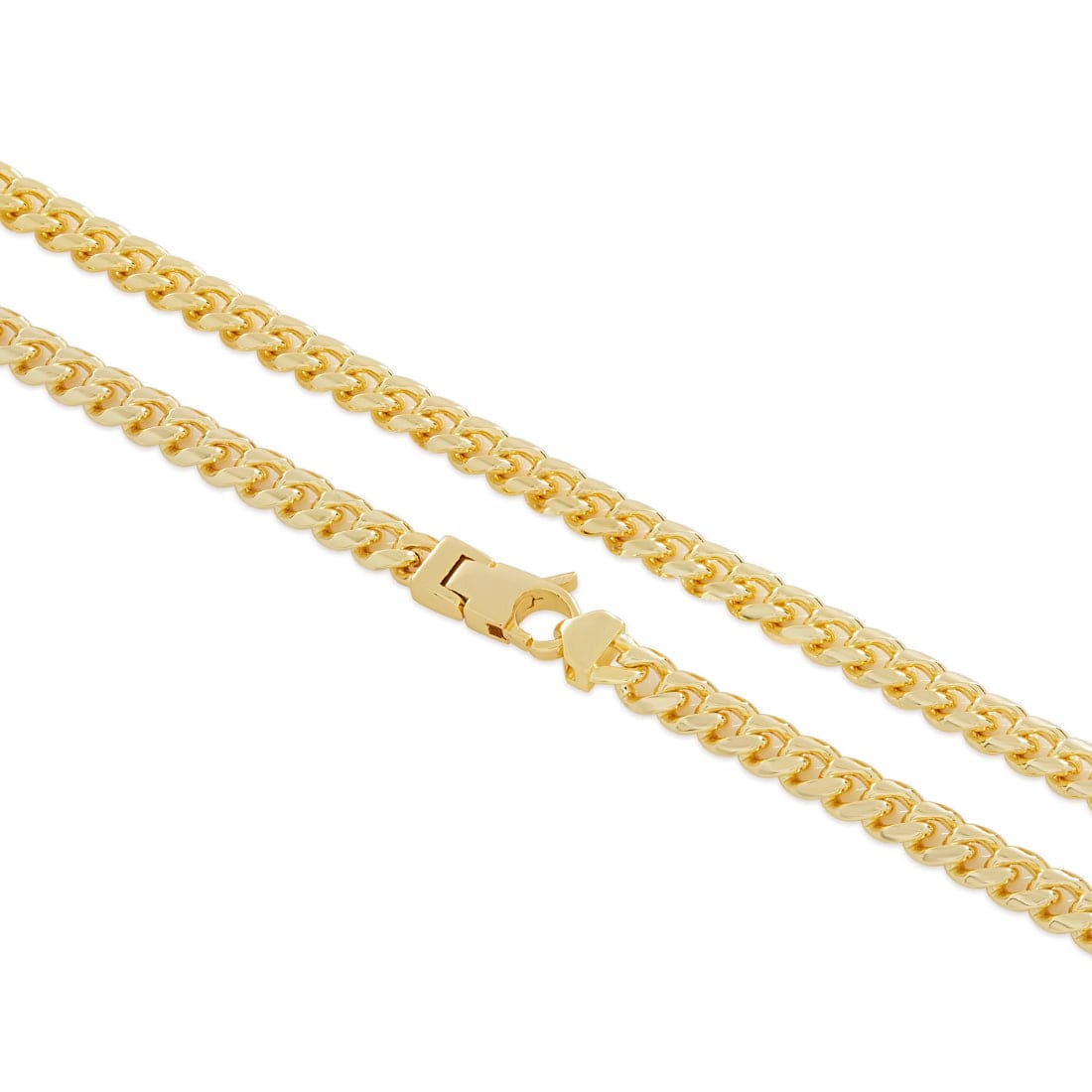 Solid Gold 5mm Miami Cuban Link Chain  in  by Kingices