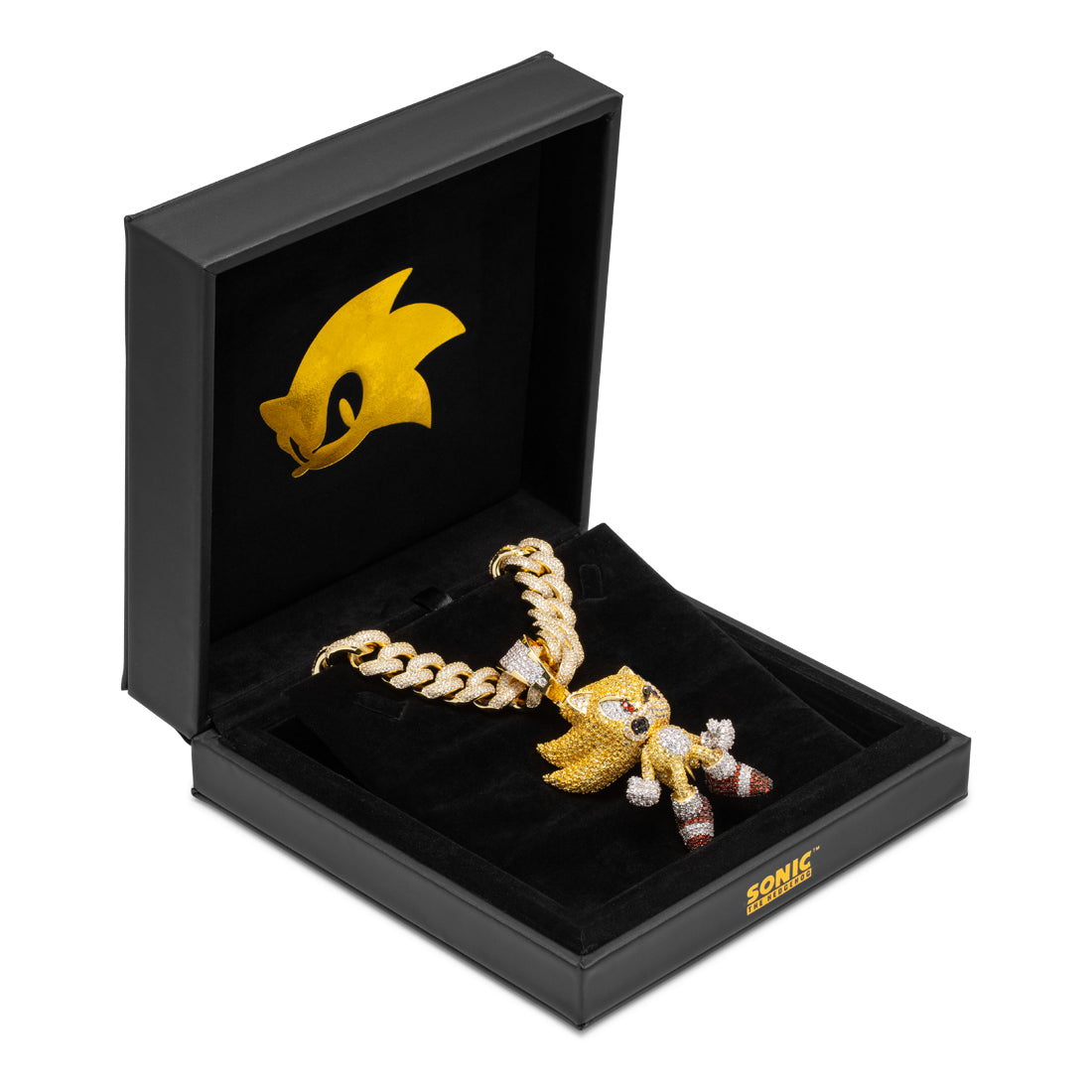 Sonic the Hedgehog x Kingices - LE XL Fast Super Sonic Necklace  in  14K Gold / 4.4" by Kingices