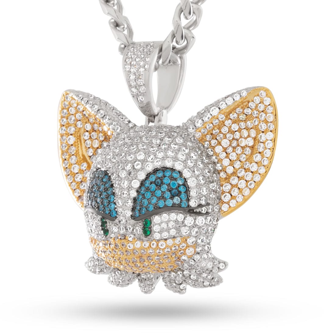 Sonic the Hedgehog x Kingices - Rouge the Bat Necklace  in  14K/White Gold / 1.5" by Kingices