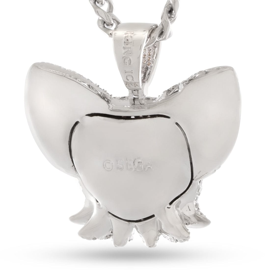 Sonic the Hedgehog x Kingices - Rouge the Bat Necklace  in  14K/White Gold / 1.5" by Kingices
