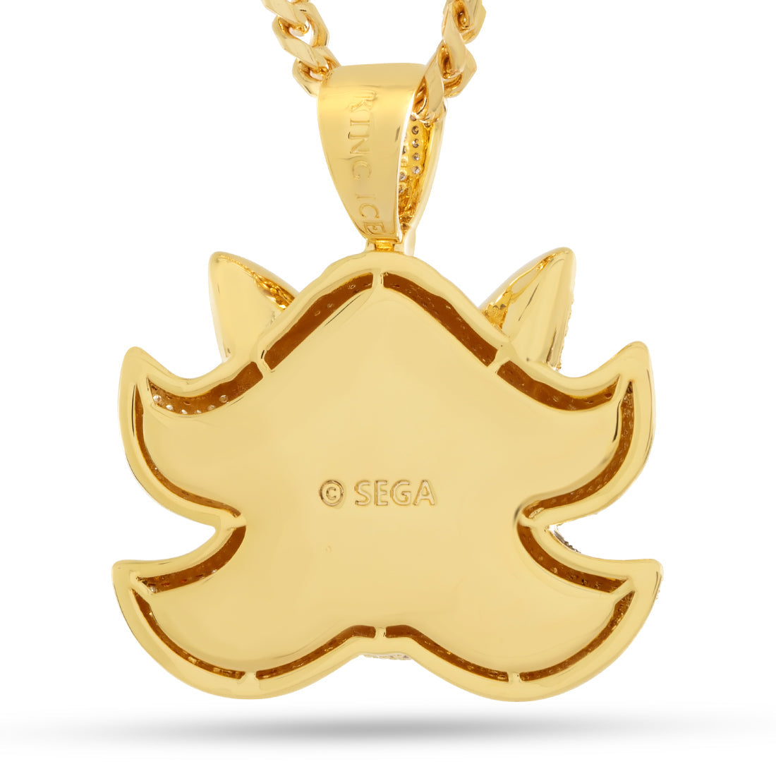 Sonic the Hedgehog x Kingices - Super Shadow Necklace  in  14K Gold / 2" by Kingices