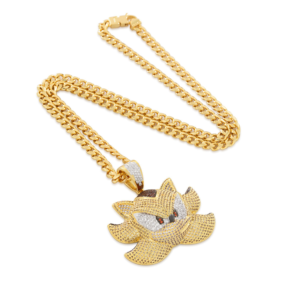 Sonic the Hedgehog x Kingices - Super Shadow Necklace  in  14K Gold / 2" by Kingices