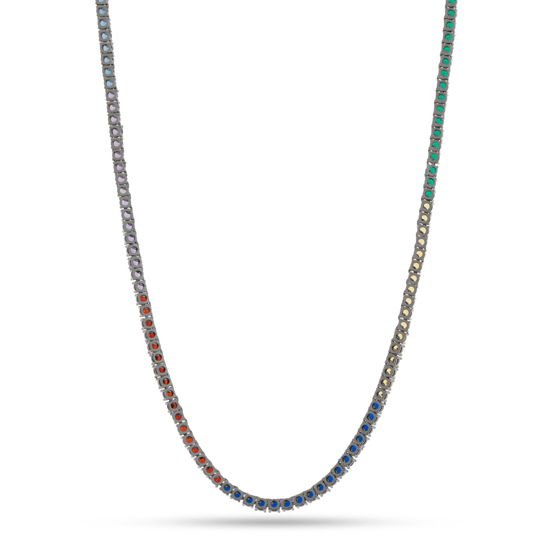 Sonic the Hedgehog x Kingices - 4mm Chaos Emerald Tennis Chain  in  by Kingices