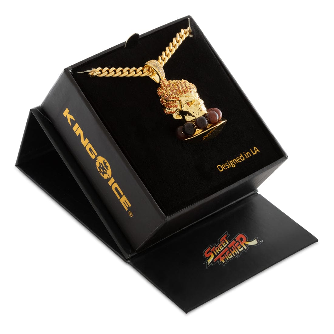 Street Fighter x Kingices - Akuma Necklace  in  2" by Kingices