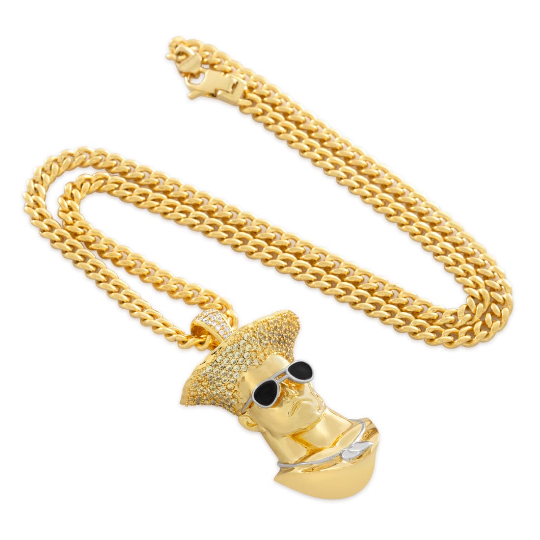 Street Fighter x Kingices - Guile Necklace  in  2.1" by Kingices