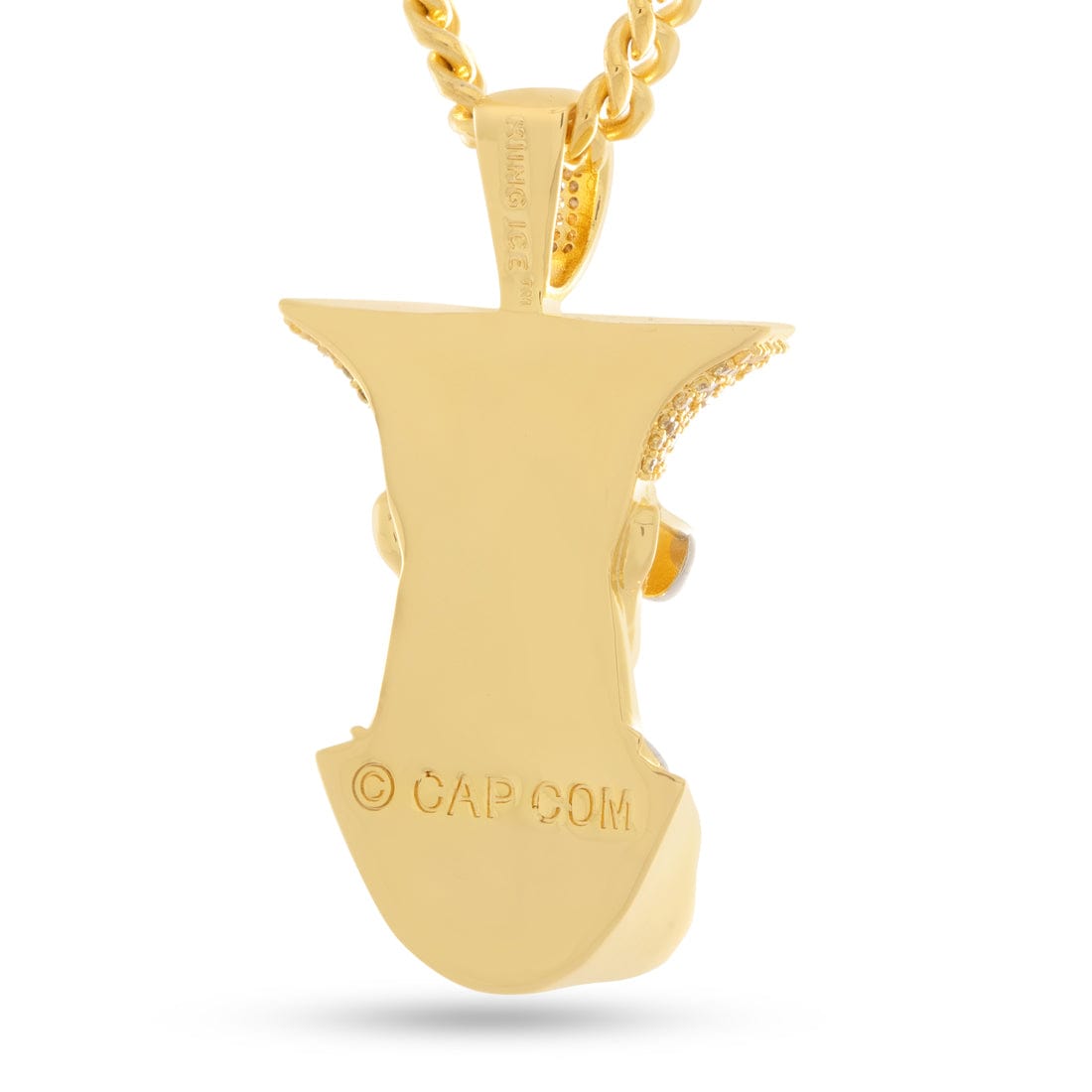 Street Fighter x Kingices - Guile Necklace  in  2.1" by Kingices