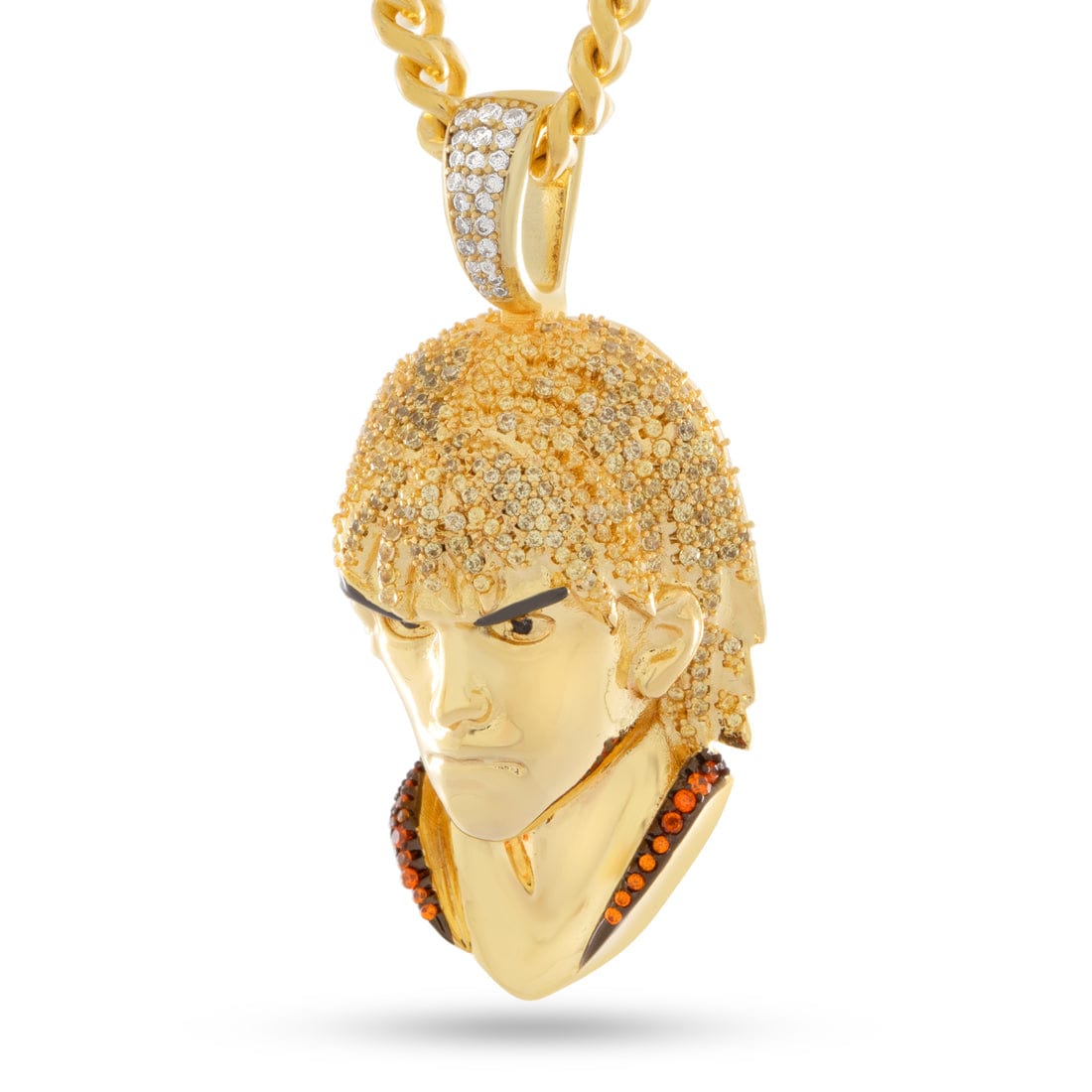 Street Fighter x Kingices - Ken Masters Necklace  in  2.1" by Kingices