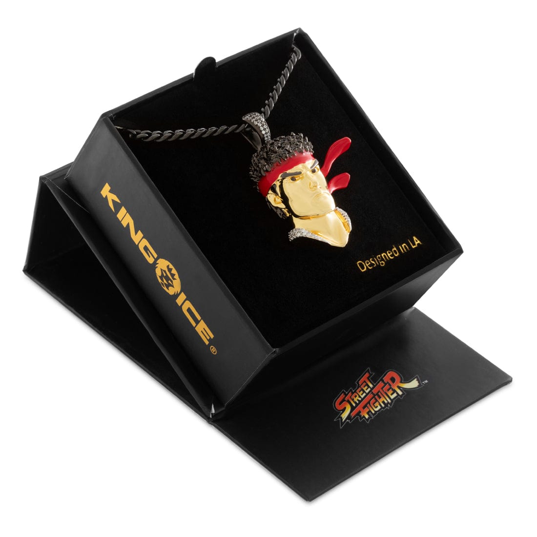 Street Fighter x Kingices - Ryu Necklace  in  2.1" by Kingices