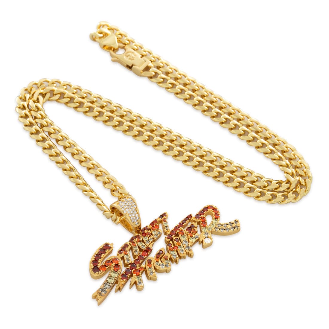 Street Fighter x Kingices - Street Fighter Necklace  in  1.2" by Kingices