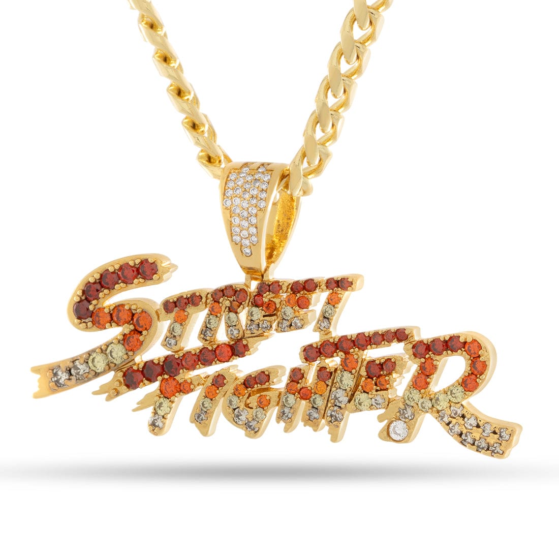 Street Fighter x Kingices - Street Fighter Necklace  in  1.2" by Kingices