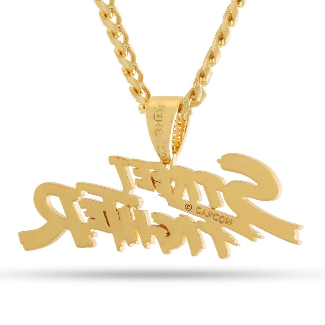 Street Fighter x Kingices - Street Fighter Necklace  in  1.2" by Kingices