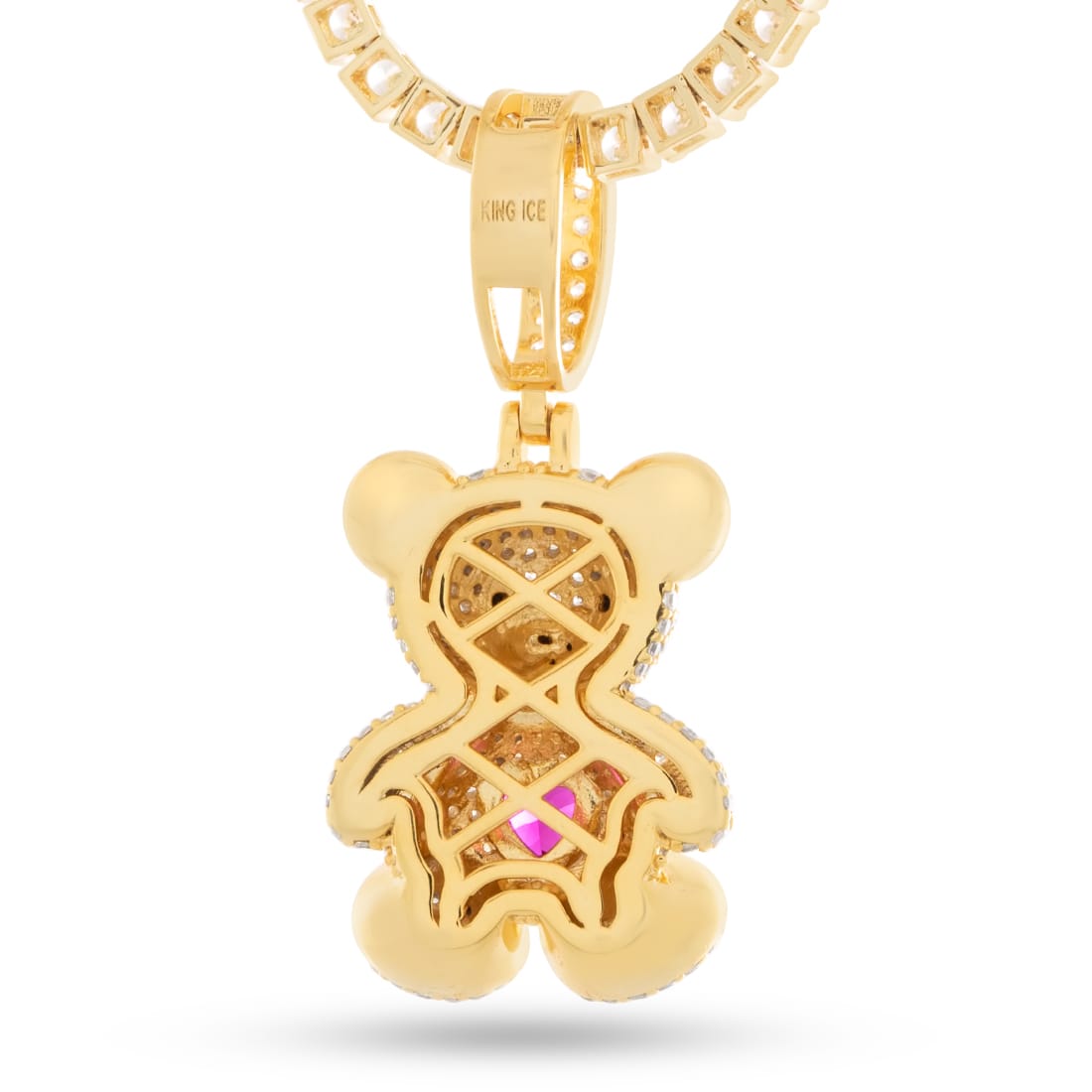 Teddy Bear Necklace  in  by Kingices