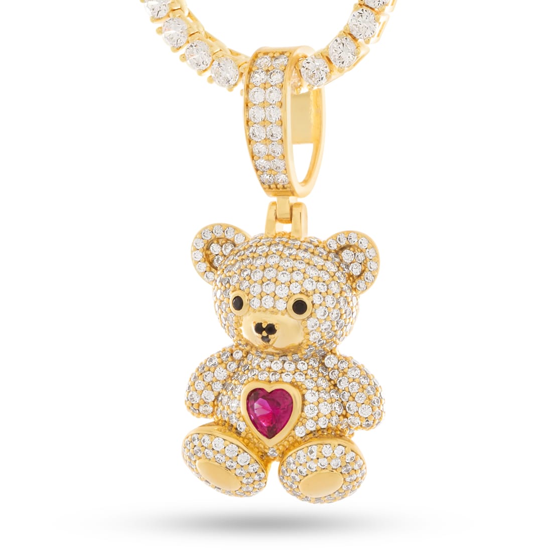 Teddy Bear Necklace  in  by Kingices