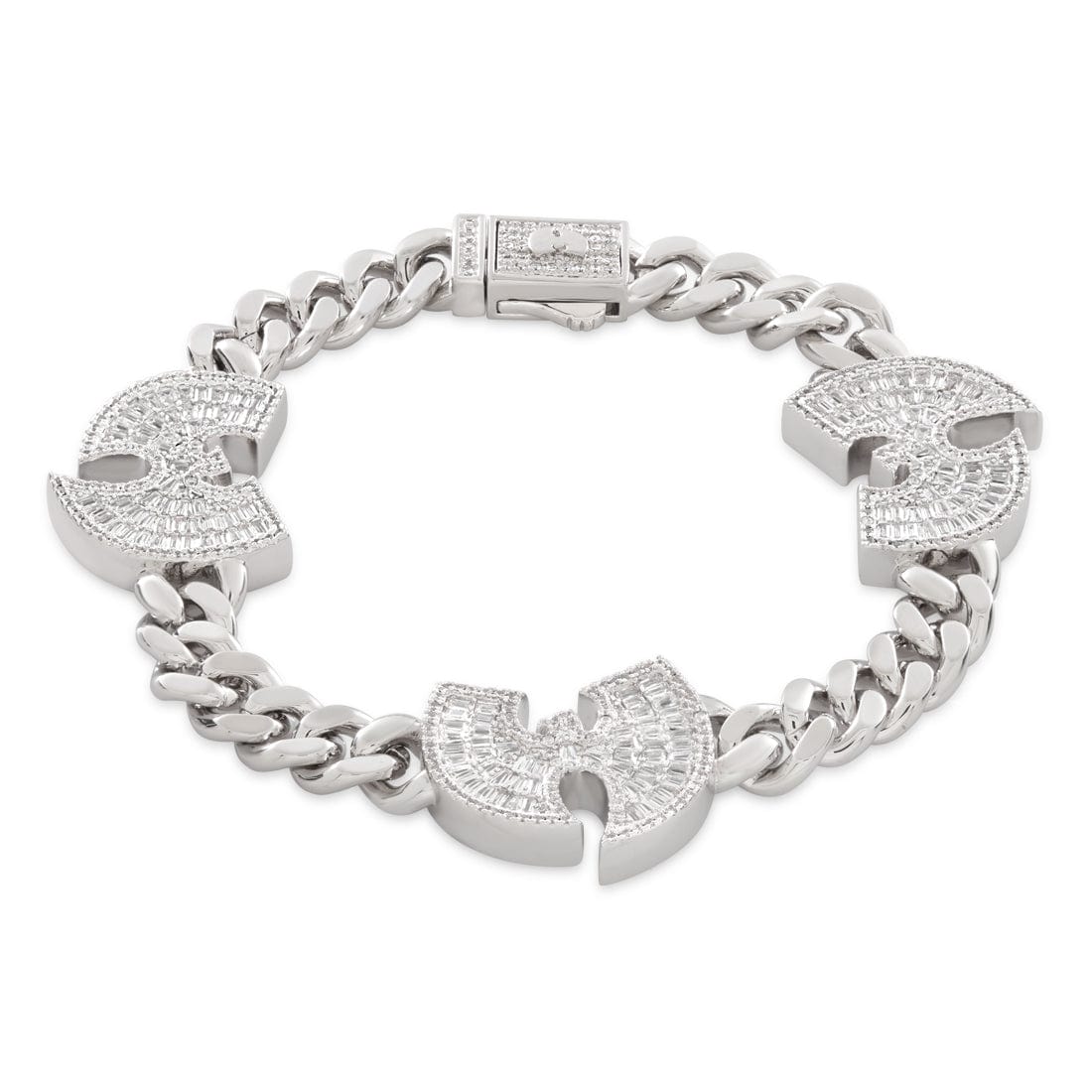 Wu-Tang x Kingices - Eternal Wu Bracelet  in  White Gold / 8" by Kingices
