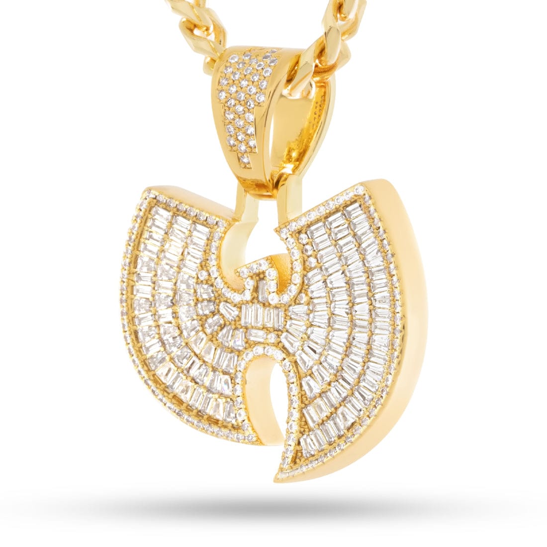 Wu-Tang x Kingices - Logo Necklace  in  14K Gold / 1.5" by Kingices