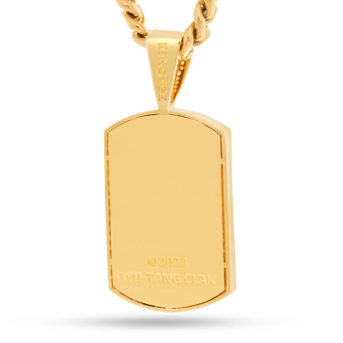 Wu-Tang x Kingices - Wu Dog Tag Necklace  in  by Kingices