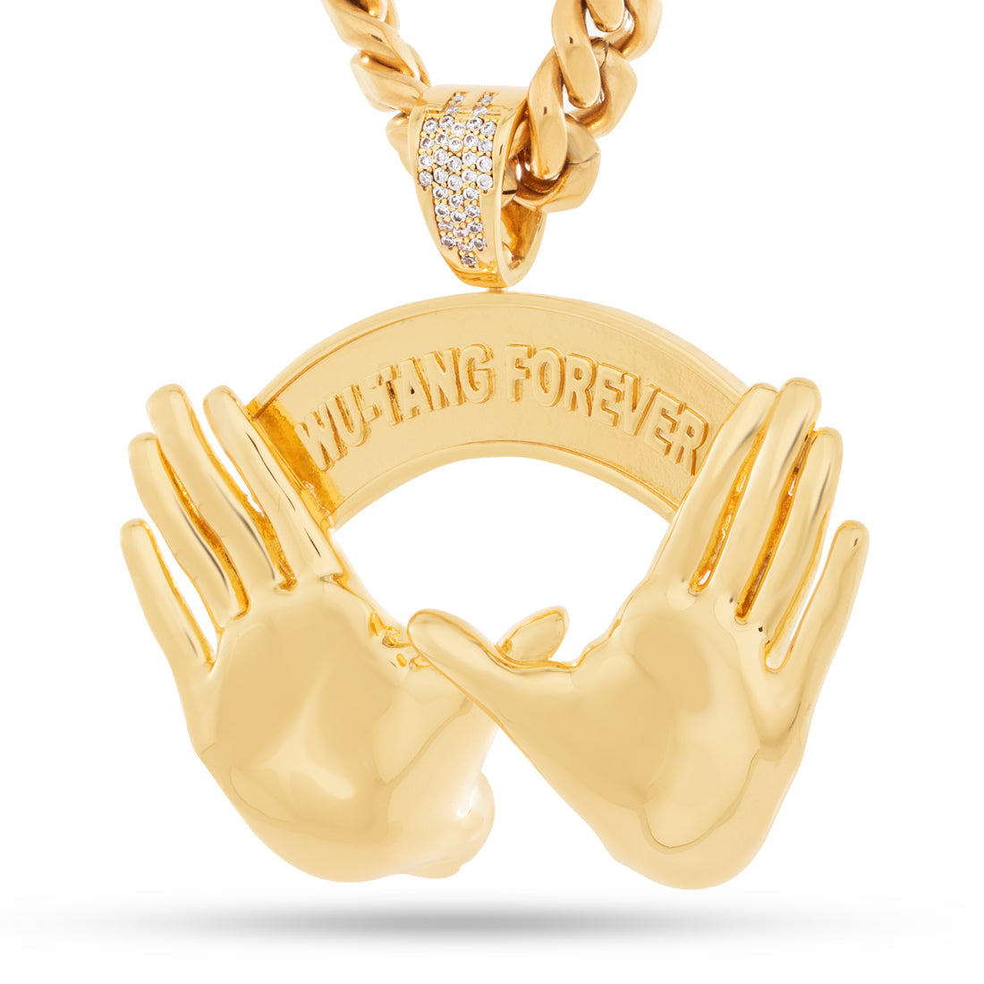 Wu-Tang x Kingices - Wu-Tang Forever Necklace  in  18K Gold / 2" by Kingices