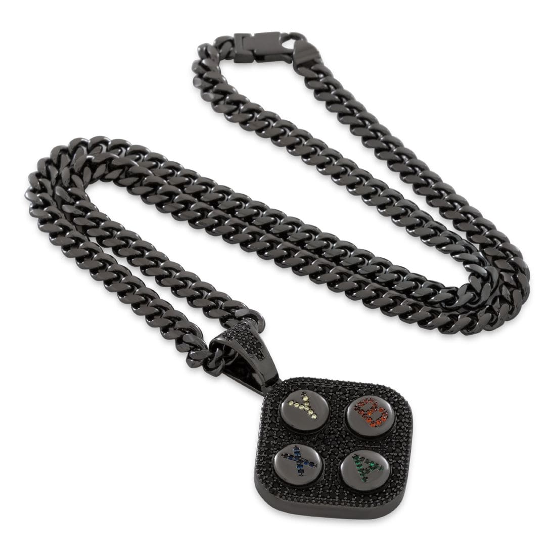 Xbox x Kingices - ABXY Necklace  in  Black Gold / 1.5" by Kingices