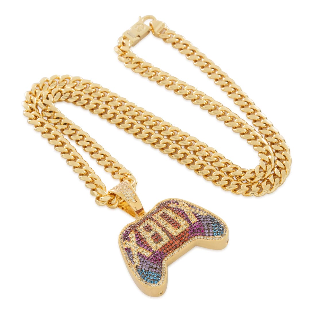 Xbox x Kingices - Ethereal Aura Necklace  in  14K Gold / 1.8" by Kingices
