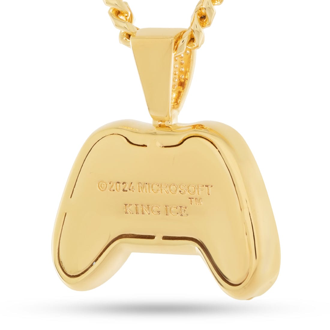 Xbox x Kingices - Ethereal Aura Necklace  in  14K Gold / 1.8" by Kingices