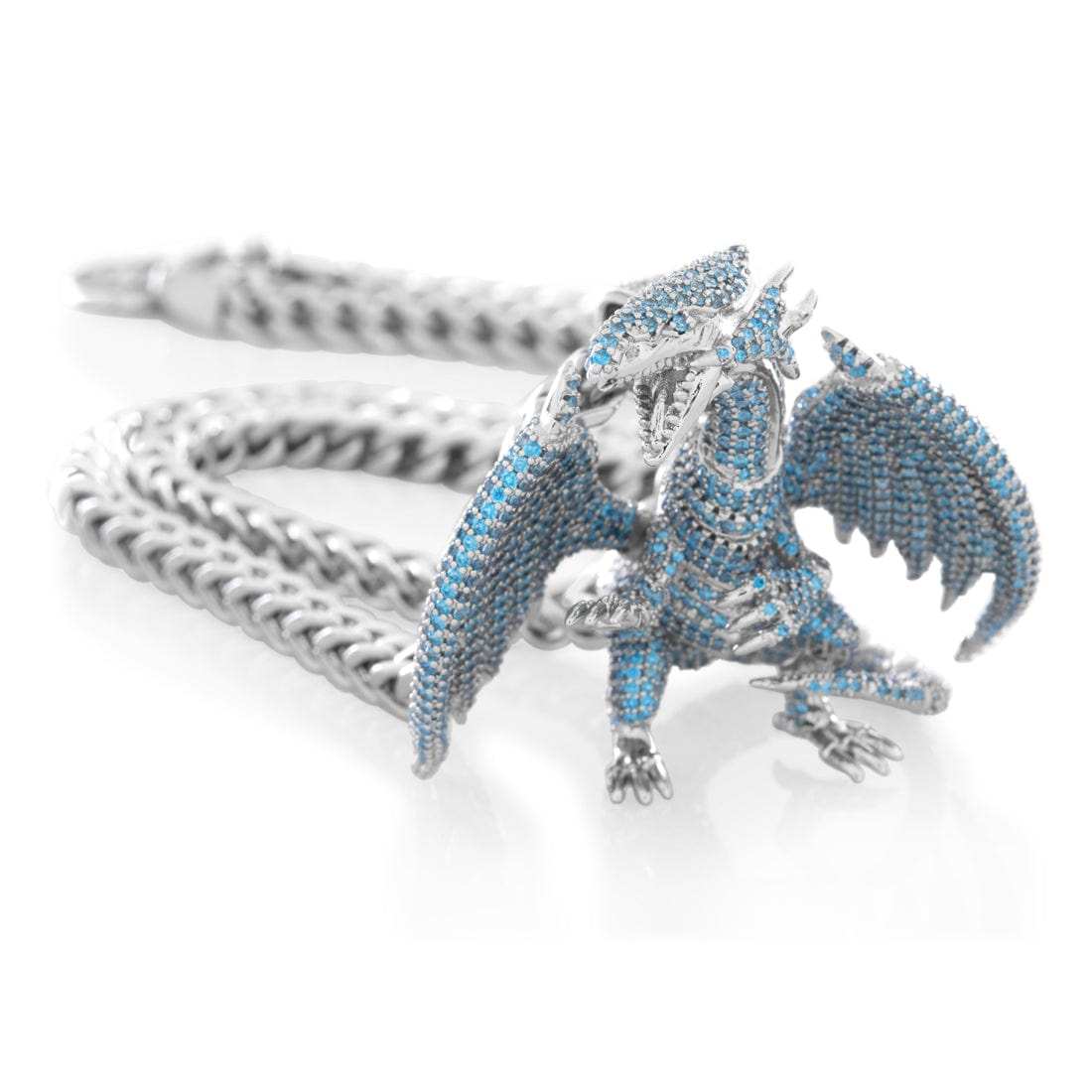 Yu-Gi-Oh! x Kingices - Blue Eyes White Dragon Necklace  in  by Kingices