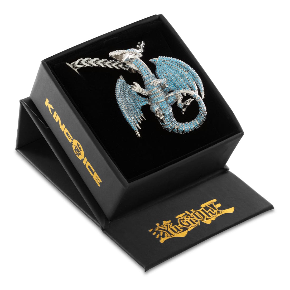 Yu-Gi-Oh! x Kingices - Blue Eyes White Dragon Necklace  in  by Kingices