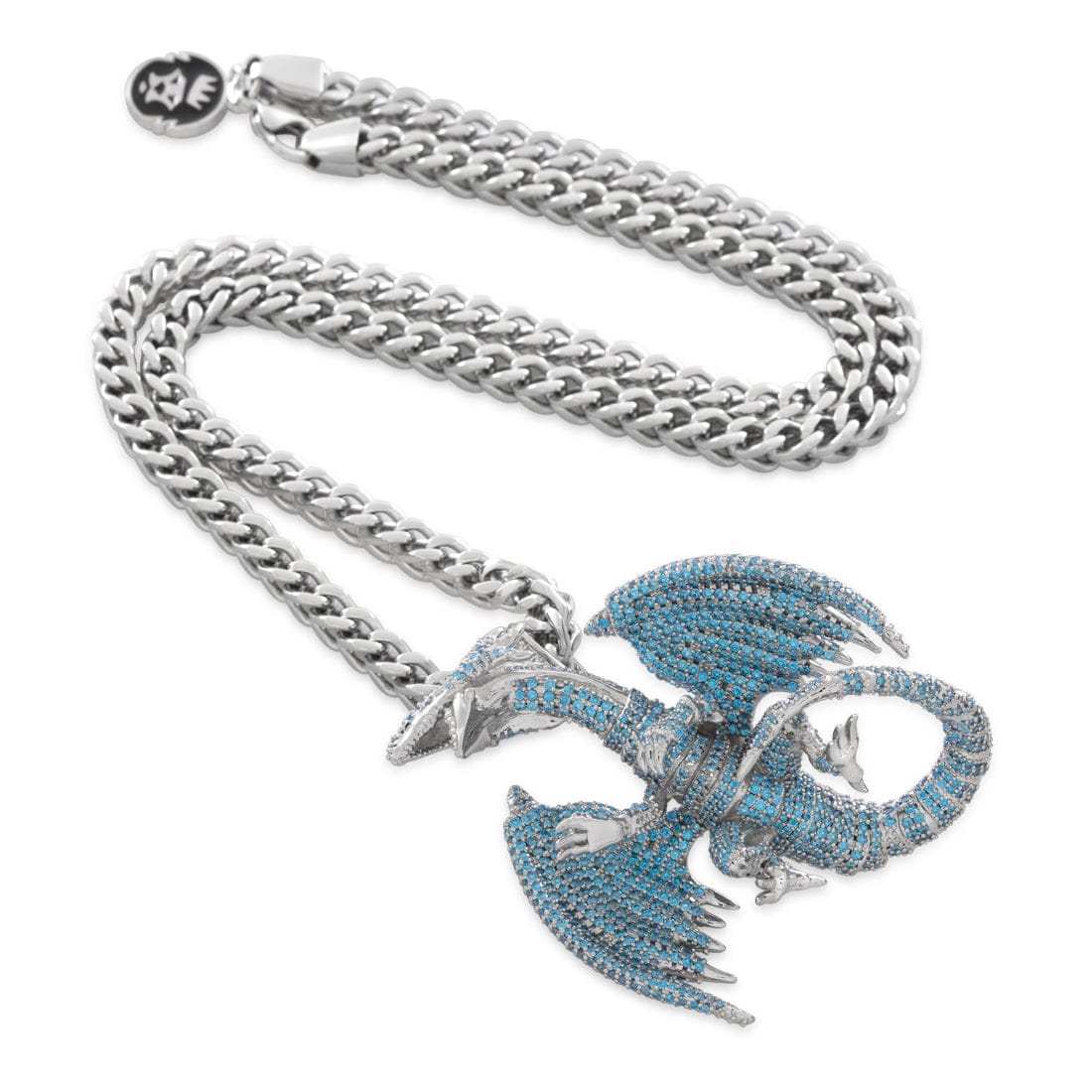 Yu-Gi-Oh! x Kingices - Blue Eyes White Dragon Necklace  in  by Kingices