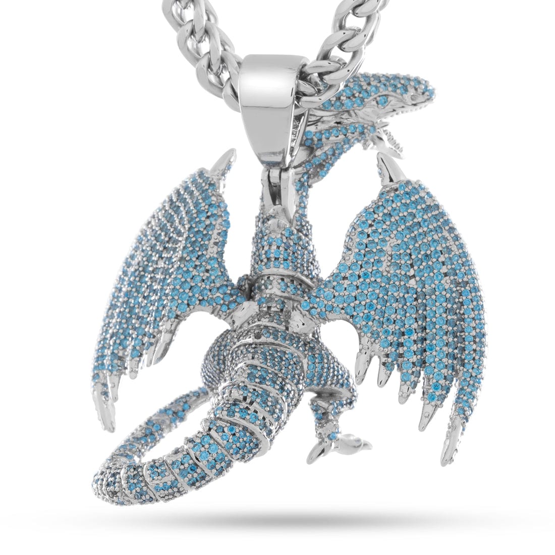 Yu-Gi-Oh! x Kingices - Blue Eyes White Dragon Necklace  in  by Kingices