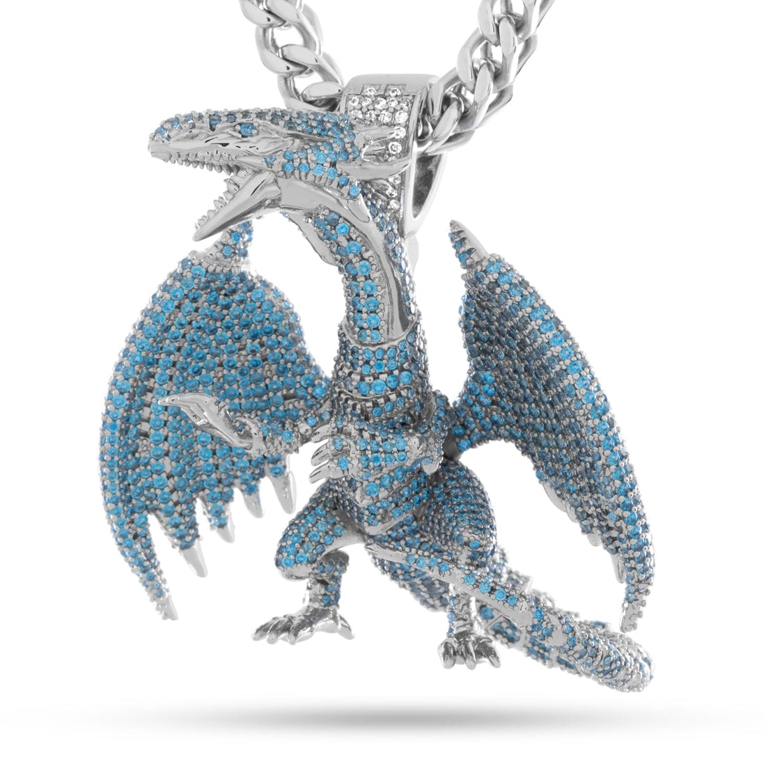 Yu-Gi-Oh! x Kingices - Blue Eyes White Dragon Necklace  in  by Kingices