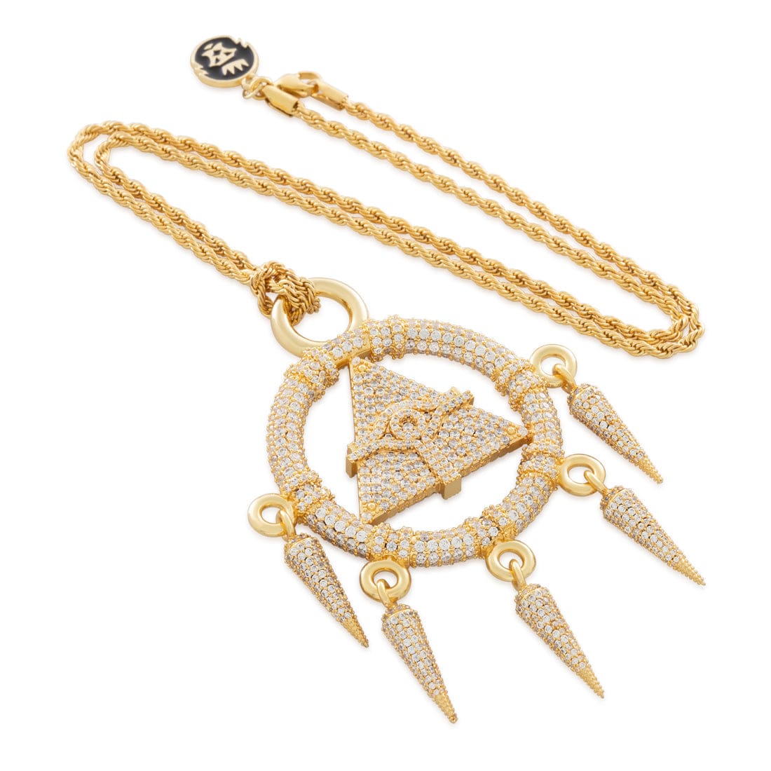 Yu-Gi-Oh! x Kingices - Iced Millennium Ring Necklace  in  by Kingices