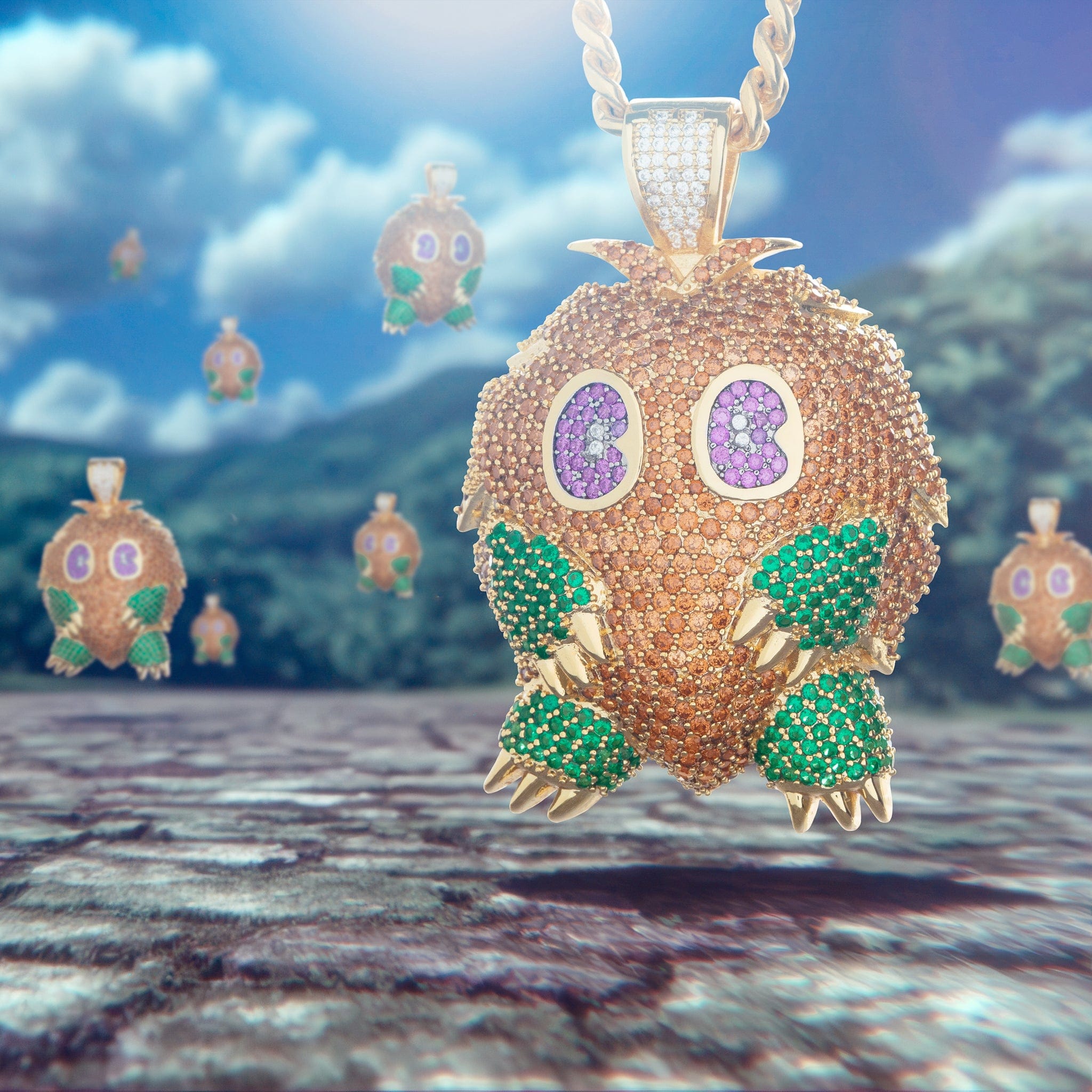 Yu-Gi-Oh! x Kingices - Kuriboh Necklace  in  by Kingices