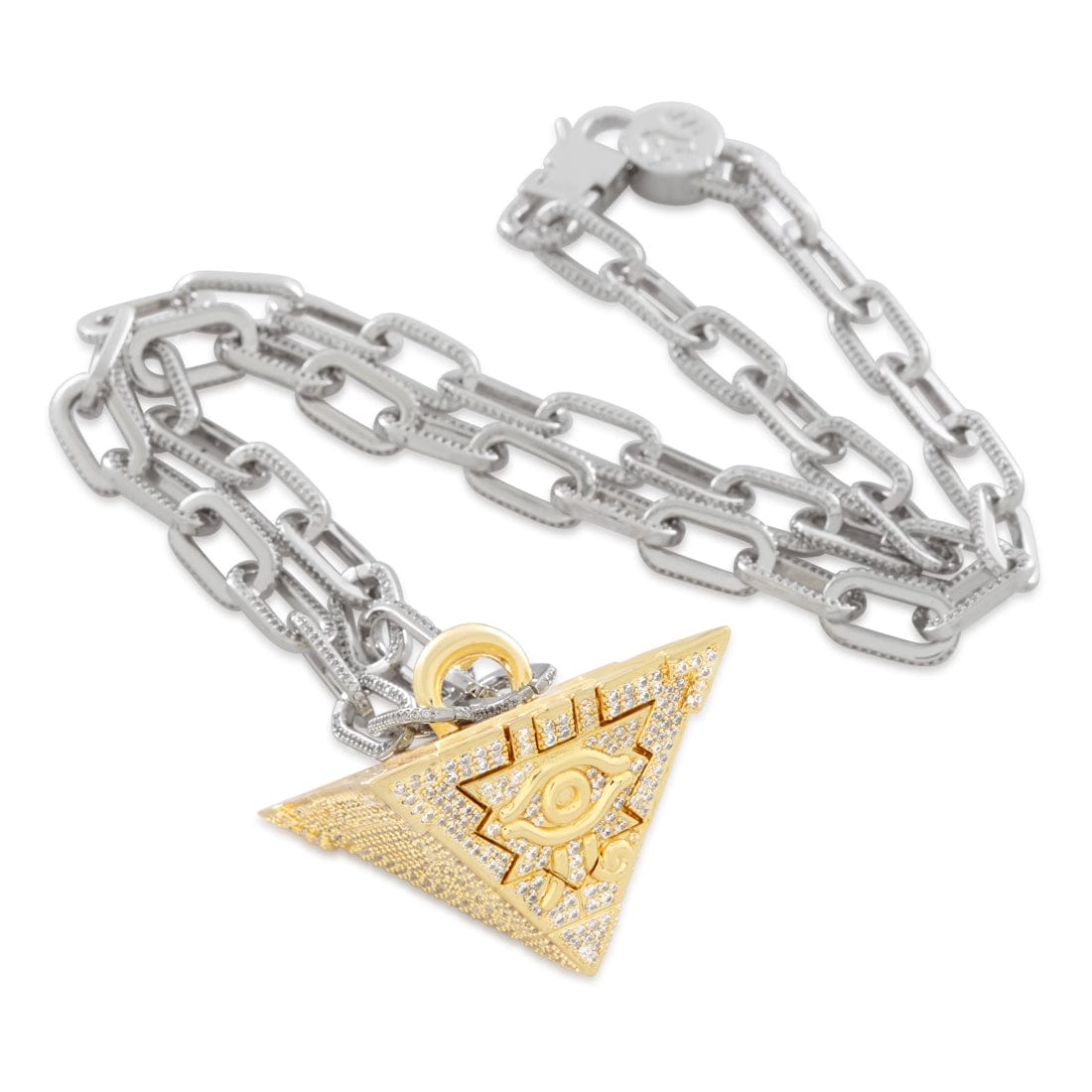 Yu-Gi-Oh! x Kingices - LE Iced Millennium Puzzle Necklace  in  by Kingices