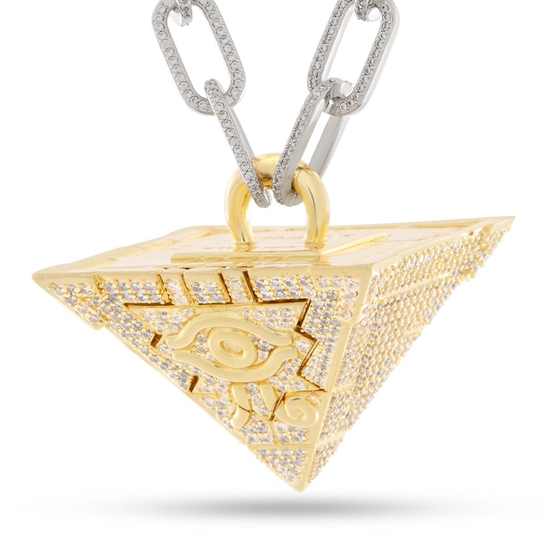 Yu-Gi-Oh! x Kingices - LE Iced Millennium Puzzle Necklace  in  by Kingices